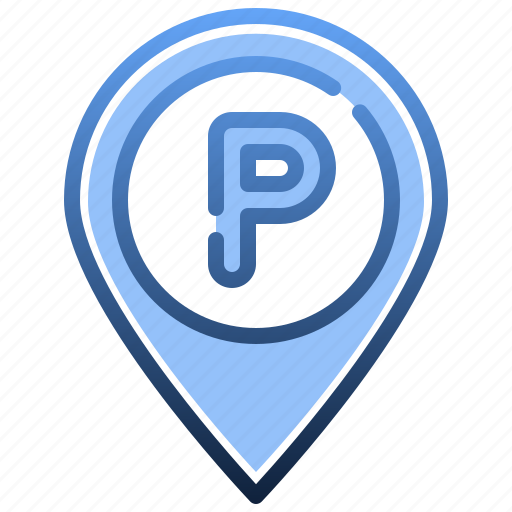 Car, parking, location, pin, transportation, map, pointer icon - Download on Iconfinder