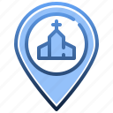 church, location, catholic, position, maps