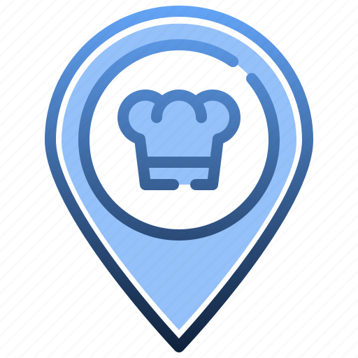 Food, maps, location, placeholder, restaurant icon - Download on Iconfinder