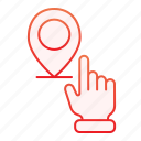 hand, location, mark, pin, pointer, travel, direction, gps, map