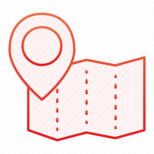 Map, place, landmark, pin, journey, travel, direction icon - Download on Iconfinder