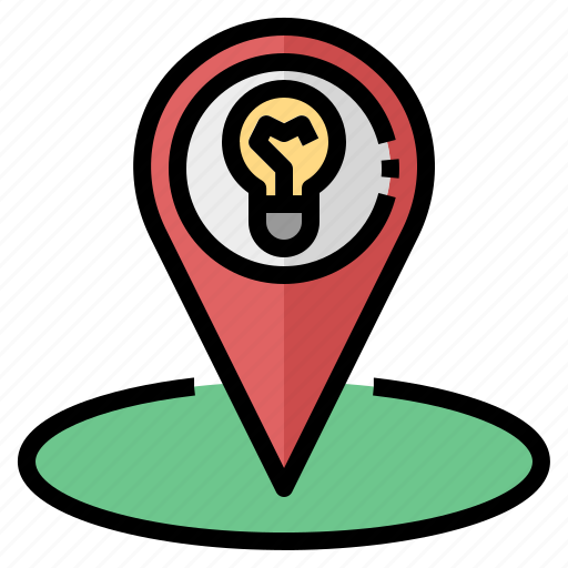 Knowledge, education, brightness, location, placeholder icon - Download on Iconfinder