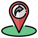 share, location, pin, pointer, compass, navigator