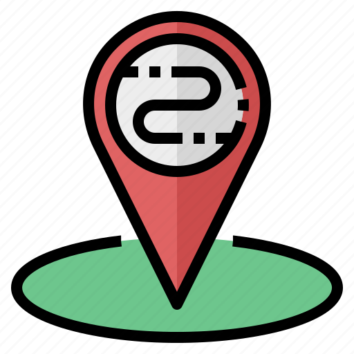 Tracking, gps, route, location, navigation icon - Download on Iconfinder