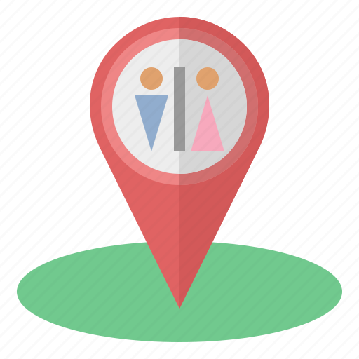 Restroom, toilet, wc, location, facility icon - Download on Iconfinder