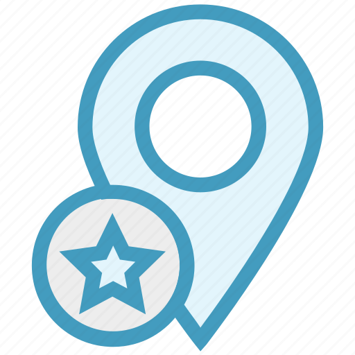 Favorite location, gps, location, location pin, map pin, navigation, pin icon - Download on Iconfinder