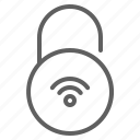 wireless, unlock, wifi, signal, internet, connection, lock