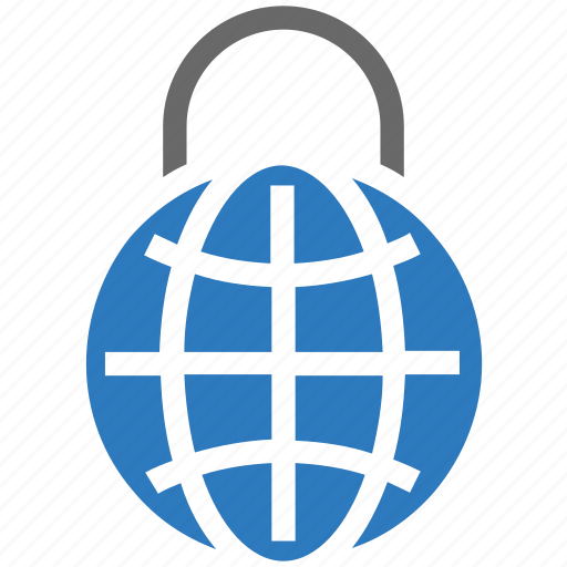Global, lock, lockdown, secure, world icon - Download on Iconfinder