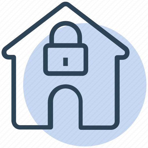 Avoid, house, lock, lockdown, secure icon - Download on Iconfinder