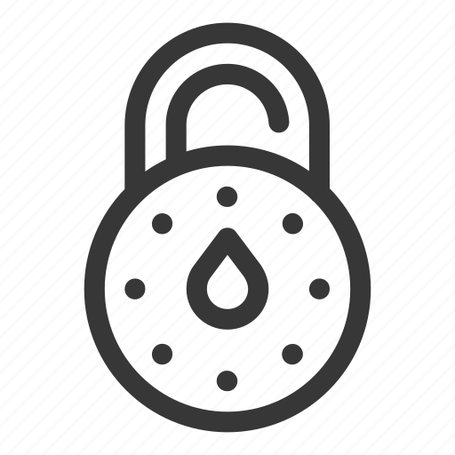 Lock, padlock, access, rotary, twist icon - Download on Iconfinder