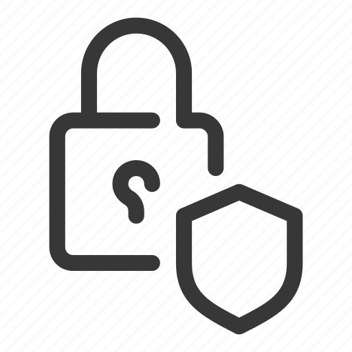 Lock, padlock, access, keyhole, shield, guard, protection icon - Download on Iconfinder