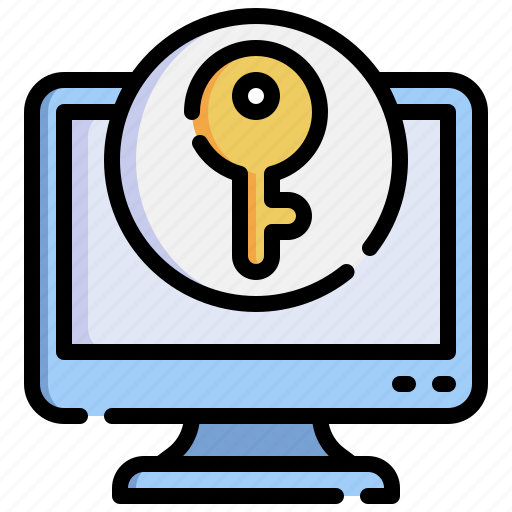 Computer, confidential, key, security icon - Download on Iconfinder
