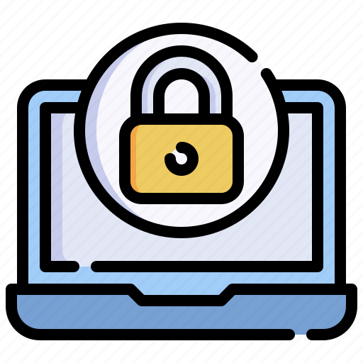 Laptop, lock, security, computer, confidential icon - Download on Iconfinder