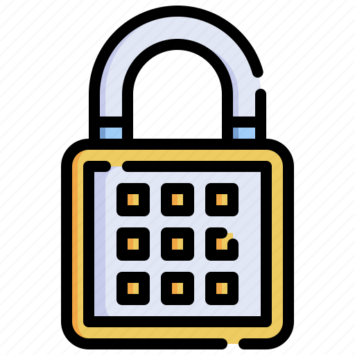 Pincode, passcode, padlock, security, lock icon - Download on Iconfinder