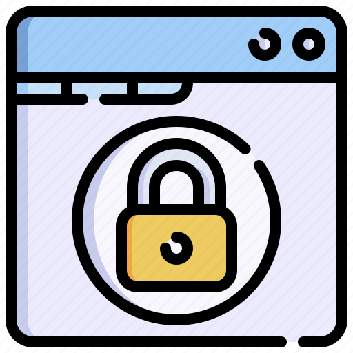 Web, browser, lock, security, www icon - Download on Iconfinder