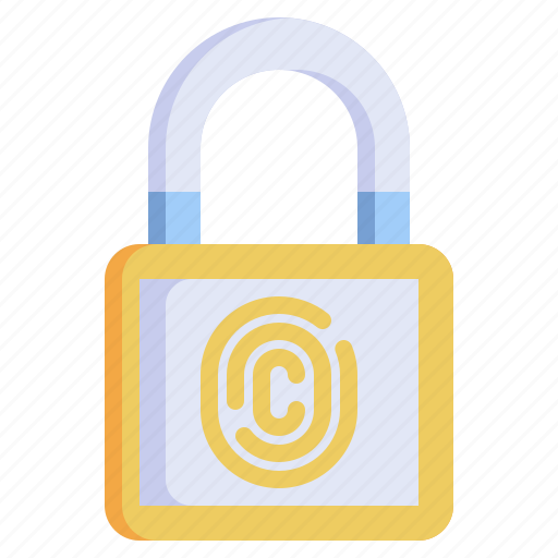 Fingerprint, touch, id, padlock, security, technology icon - Download on Iconfinder