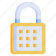 pincode, passcode, padlock, security, lock 