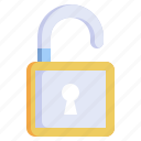 unlock, privacy, open, padlock, protection, securityza