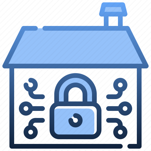 House, padlock, protection, security, home icon - Download on Iconfinder