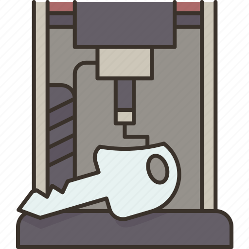 Key, model, printer, manufacturing, machine icon - Download on Iconfinder
