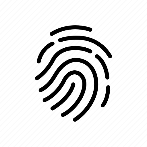 Fingerprint, touch, biometric, identification icon - Download on Iconfinder