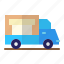delivery, truck, delivery truck, shipping, package 