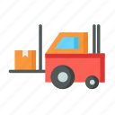 delivery, distribution, forklift, package, service, shipping