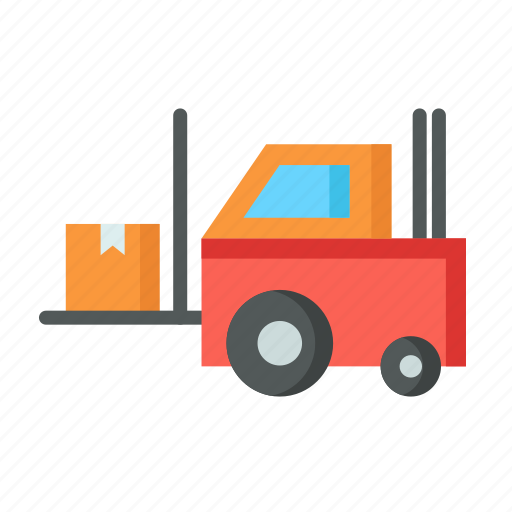 Delivery, distribution, forklift, package, service, shipping icon - Download on Iconfinder