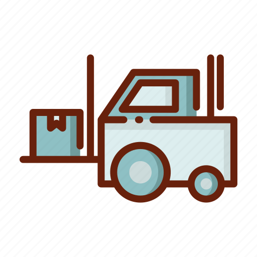 Delivery, distribution, forklift, package, service, shipping icon - Download on Iconfinder