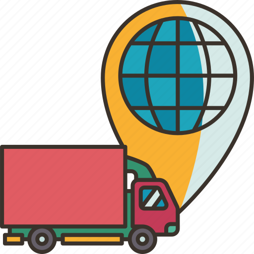 Logistics, destination, delivery, location, map icon - Download on Iconfinder