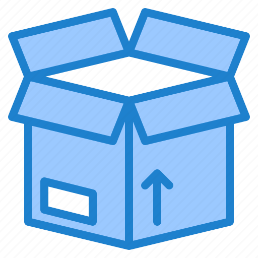 Delivery, logistic, parcel, box, open, shipping icon - Download on Iconfinder