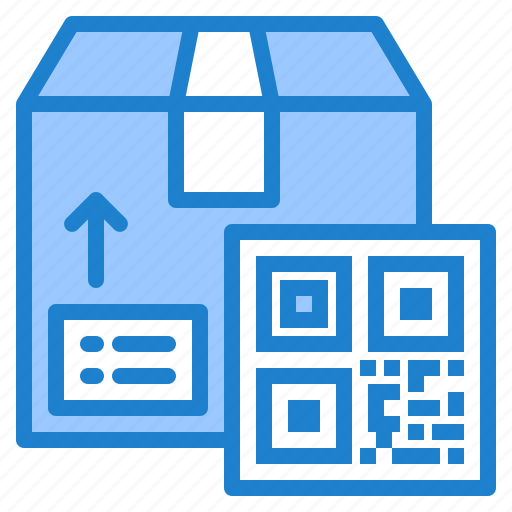 Qr, code, delivery, logistic, parcel, box, shipping icon - Download on Iconfinder