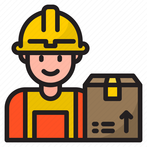 Courier, personnel, logistic, officer, delivery icon - Download on Iconfinder