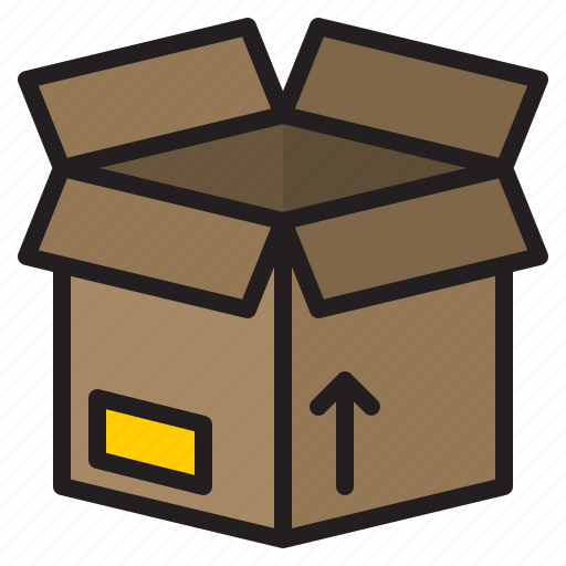 Delivery, logistic, parcel, box, open, shipping icon - Download on Iconfinder