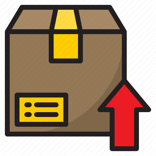 Delivery, logistic, parcel, box, upload, shipping icon - Download on Iconfinder