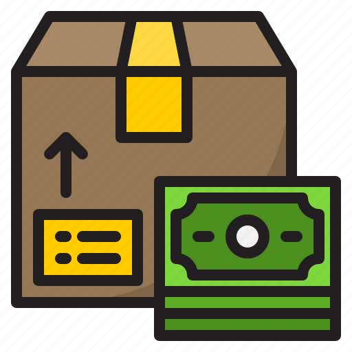 Money, delivery, logistic, parcel, box, shipping icon - Download on Iconfinder