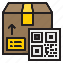 qr, code, delivery, logistic, parcel, box, shipping