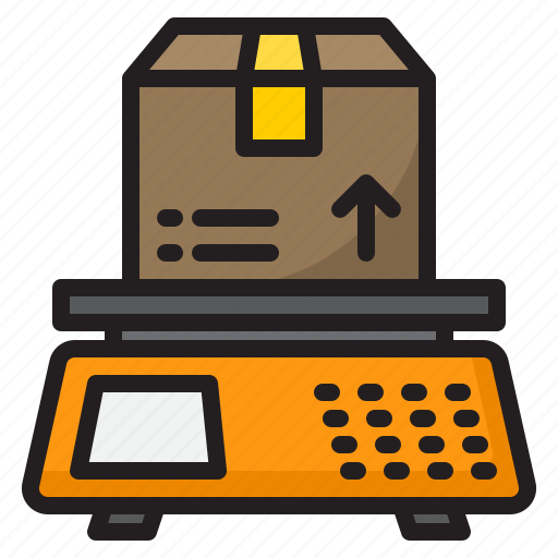 Scale, weigh, delivery, logistic, parcel, box icon - Download on Iconfinder