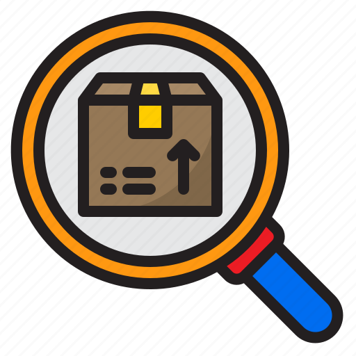 Search, delivery, logistic, parcel, box, shipping icon - Download on Iconfinder