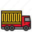 truck, container, delivery, logistic, transport 