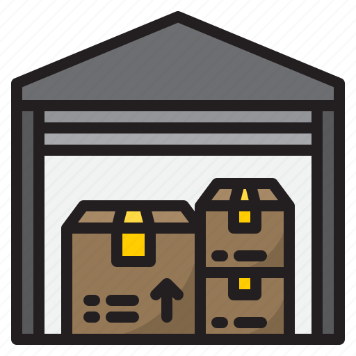 Warehouse, distribution, shipping, delivery, parcel, box icon - Download on Iconfinder