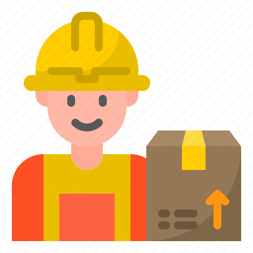 Courier, personnel, logistic, officer, delivery icon - Download on Iconfinder