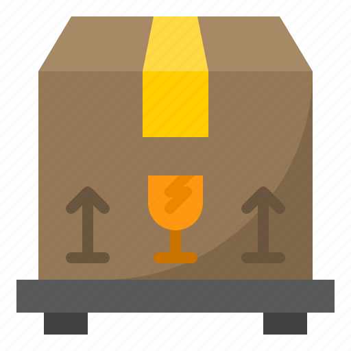 Delivery, logistic, fragile, shipping, parcel, box icon - Download on Iconfinder