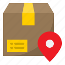 location, delivery, logistic, map, parcel, box