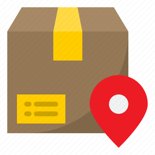 Location, delivery, logistic, map, parcel, box icon - Download on Iconfinder