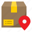 location, delivery, logistic, map, parcel, box 