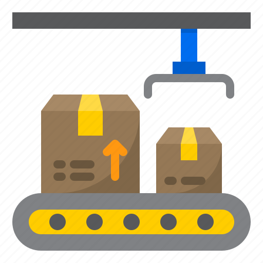 Machine, warehouse, distribution, delivery, parcel, box icon - Download on Iconfinder