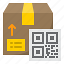 qr, code, delivery, logistic, parcel, box, shipping