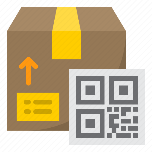 Qr, code, delivery, logistic, parcel, box, shipping icon - Download on Iconfinder
