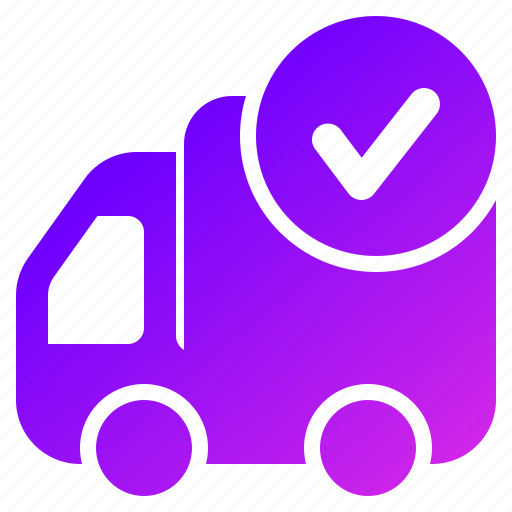 Delivery, approve, transportation, approved, done icon - Download on Iconfinder